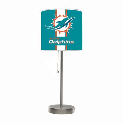 Miami Dolphins Chrome Desk Lamp