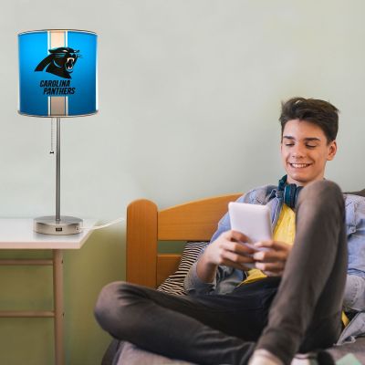 Carolina Panthers Chrome Desk Lamp