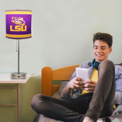 LSU Tigers Chrome Desk Lamp