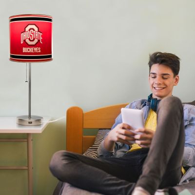 Ohio State Buckeyes Chrome Desk Lamp
