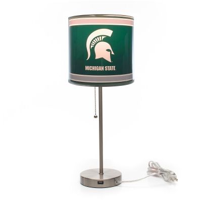 Michigan State Spartans Chrome Desk Lamp