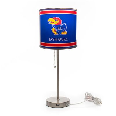 Kansas Jayhawks Chrome Desk Lamp
