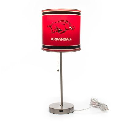 Arkansas Razorbacks Chrome Desk Lamp