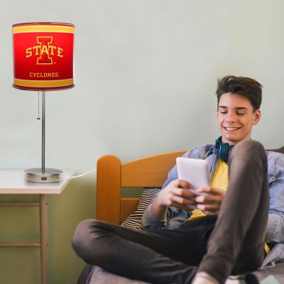 Iowa State Cyclones Chrome Desk Lamp