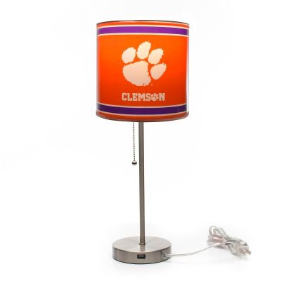 Clemson Tigers Chrome Desk Lamp