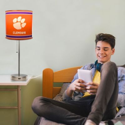 Clemson Tigers Chrome Desk Lamp