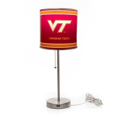 Virginia Tech Hokies Chrome Desk Lamp