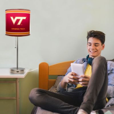Virginia Tech Hokies Chrome Desk Lamp