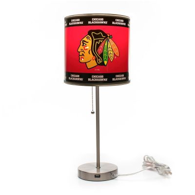 Chicago Blackhawks Chrome Desk Lamp