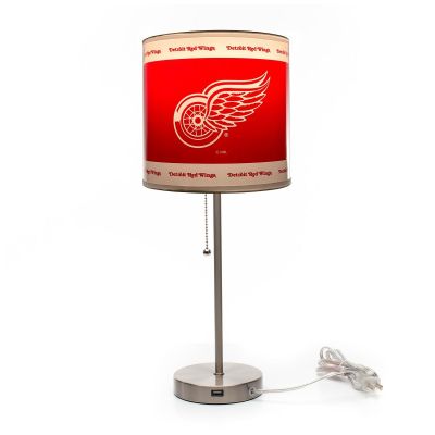 Detroit Red Wings Chrome Desk Lamp