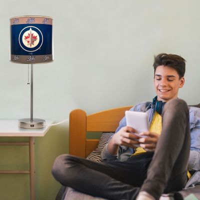Winnipeg Jets Chrome Desk Lamp