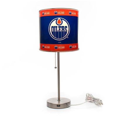 Edmonton Oilers Chrome Desk Lamp