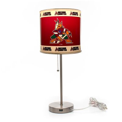 Arizona Coyotes Chrome Desk Lamp