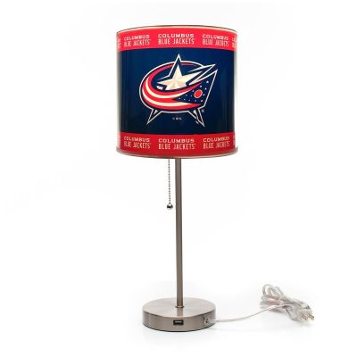 Columbus Blue Jackets Chrome Desk Lamp