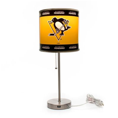 Pittsburgh Penguins Chrome Desk Lamp