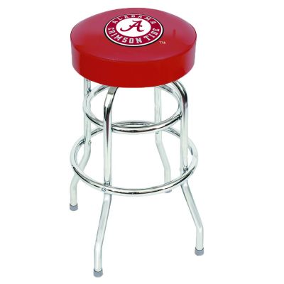 Alabama Crimson Tide Chrome Bar Stool