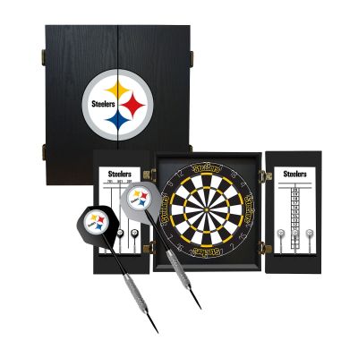 Pittsburgh Steelers Fans Choice Dart Cabinet Set