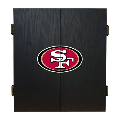 San Francisco 49ers Fans Choice Dart Cabinet Set