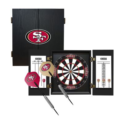 San Francisco 49ers Fans Choice Dart Cabinet Set