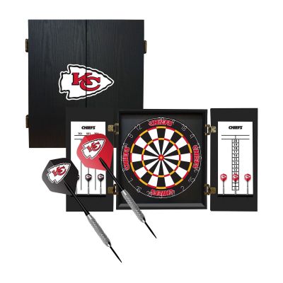 Kansas City Chiefs Fans Choice Dart Cabinet Set