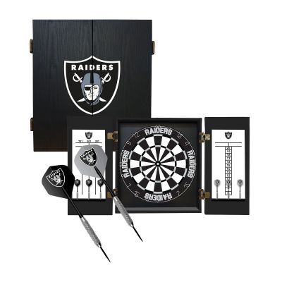 Las Vegas Raiders Fans Choice Dart Cabinet Set