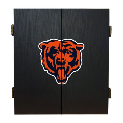 Chicago Bears Fans Choice Dart Cabinet Set