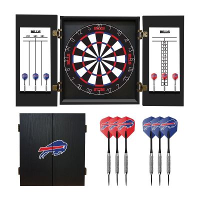 Buffalo Bills Fans Choice Dart Cabinet Set