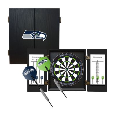 Seattle Seahawks Fans Choice Dart Cabinet Set