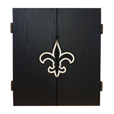 New Orleans Saints Fans Choice Dart Cabinet Set