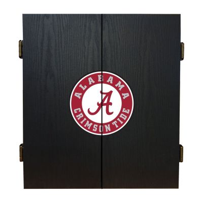 Alabama Crimson Tide Fans Choice Dart Cabinet Set