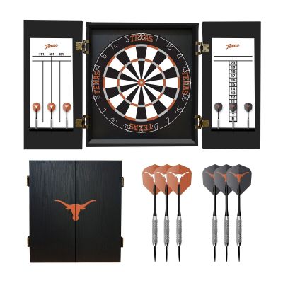 Texas Longhorns Fans Choice Dart Cabinet Set