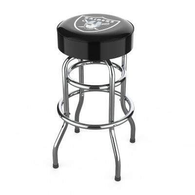 Las Vegas Raiders Chrome Bar Stool