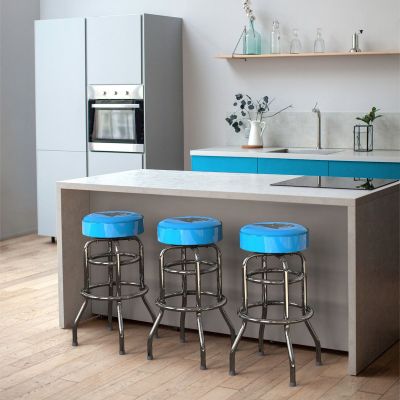 Carolina Panthers Chrome Bar Stool