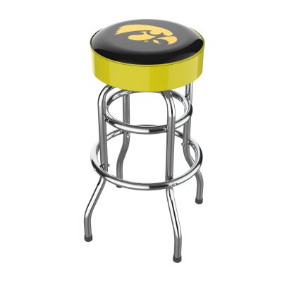 Iowa Hawkeyes Chrome Bar Stool