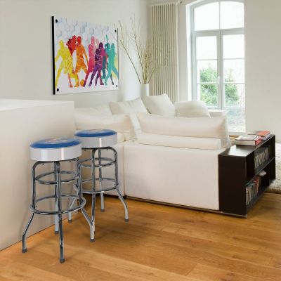 Kansas Jayhawks Chrome Bar Stool