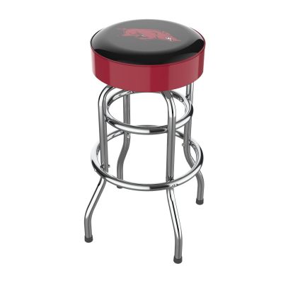 Arkansas Razorbacks Chrome Bar Stool