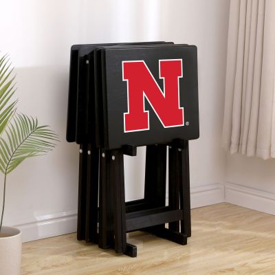 Nebraska Cornhuskers TV Snack Tray Set