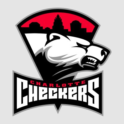 Hockey Wall Decals - Hockey Team Logos - Charlotte Checkers