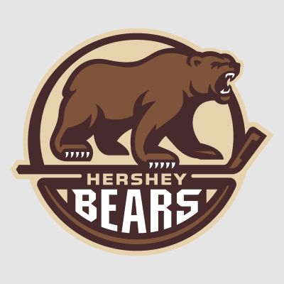 Hockey Wall Decals - Hockey Team Logos - Hershey Bears