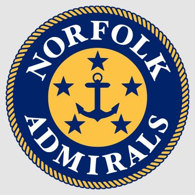 Hockey Wall Decals - Hockey Team Logos - Norfolk Admirals (2017)