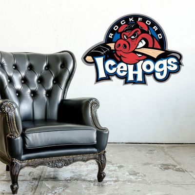 Hockey Wall Decals - Hockey Team Logos - Rockford Icehogs