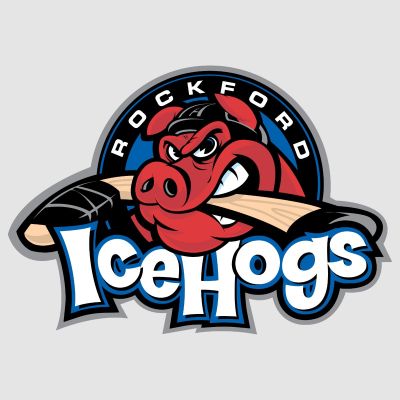 Hockey Wall Decals - Hockey Team Logos - Rockford Icehogs