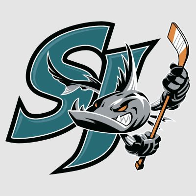 Hockey Wall Decals - Hockey Team Logos - San Jose Barracuda