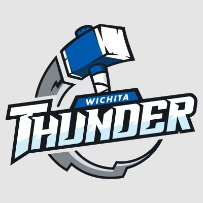 Hockey Wall Decals - Hockey Team Logos - Wichita Thunder