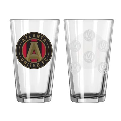 Atlanta United 16oz Satin Etch Pint Glass