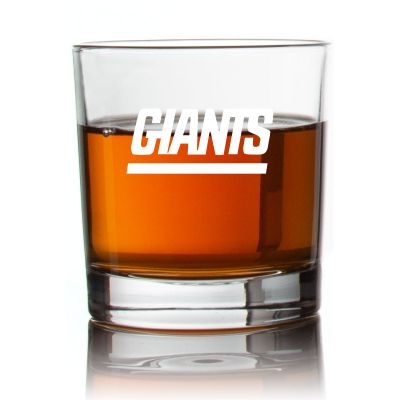 Engraved New York Giants -Rocks Glass - Personalized Whiskey Glasses - Man Cave Gift Ideas - Gifts For Him - Sports Fanatic Gifts - 2pcs