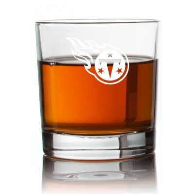 Engraved Tennessee Titans Rocks Glass - Personalized Whiskey Glasses - Man Cave Gift Ideas - Gifts For Him - Sports Fanatic Gifts - 2pcs