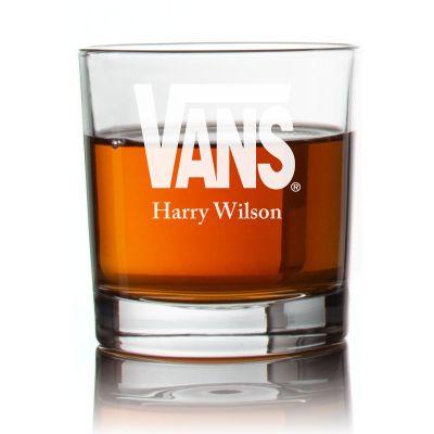 Engraved Vans Rocks Glass - Personalized Whiskey Glasses - Man Cave Gift Ideas - Gifts For Him - 2pcs