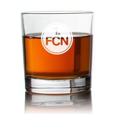 Engraved 1 FC Nurnberg Rocks Glass - Personalized Whiskey Glasses - Man Cave Gift Ideas - Gifts For Him - 2pcs