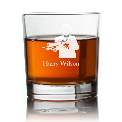 Engraved Scar Face Rocks Glass - Personalized Whiskey Glasses - Man Cave Gift Ideas - Gifts For Him - 2pcs